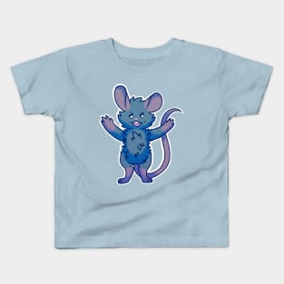 Mouse- crayon texture Kids T-Shirt